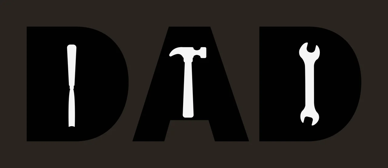 Dad Bold Black Sans Serif Text Reading letters typography white contrast preview thumbnail