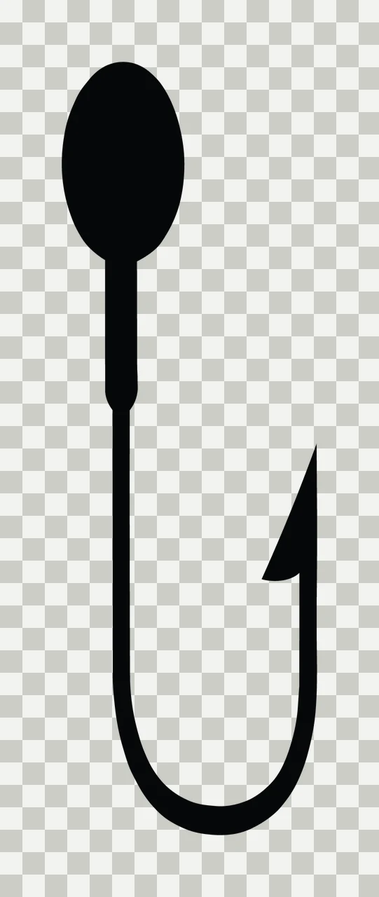 Fishing Hunting Monogram Character 06 fisherman angler bass transparency and detail preview thumbnail