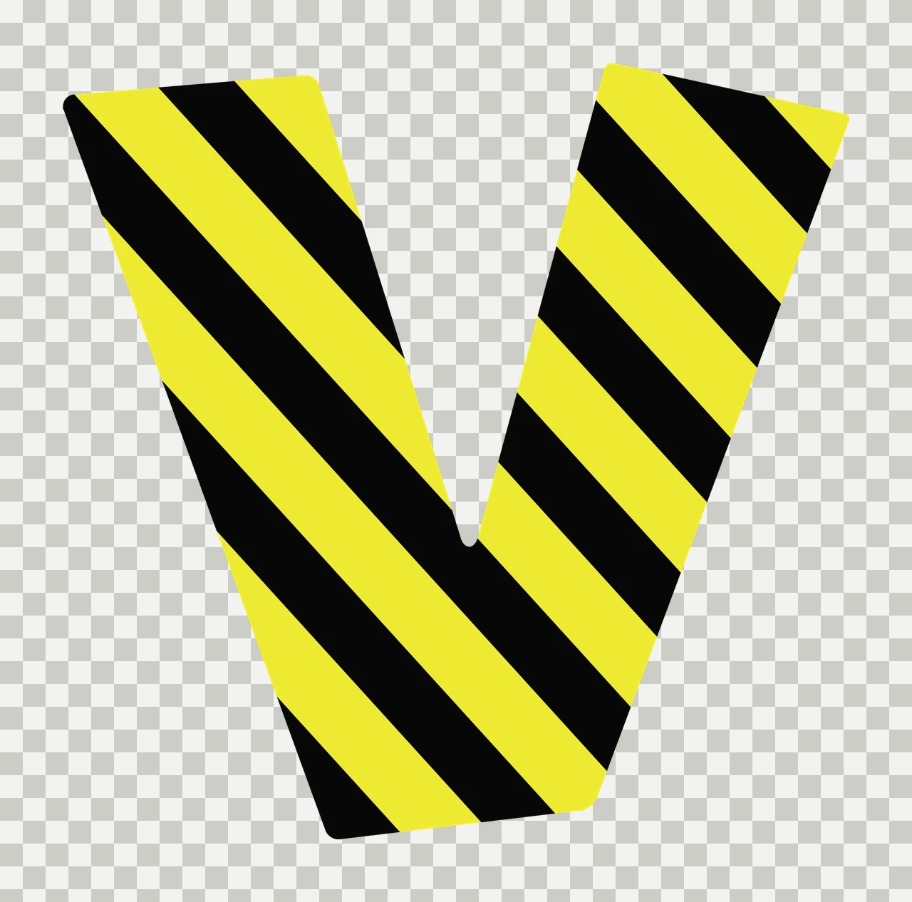 Construction Font Character 13 scalable logo design icon transparency and detail preview thumbnail