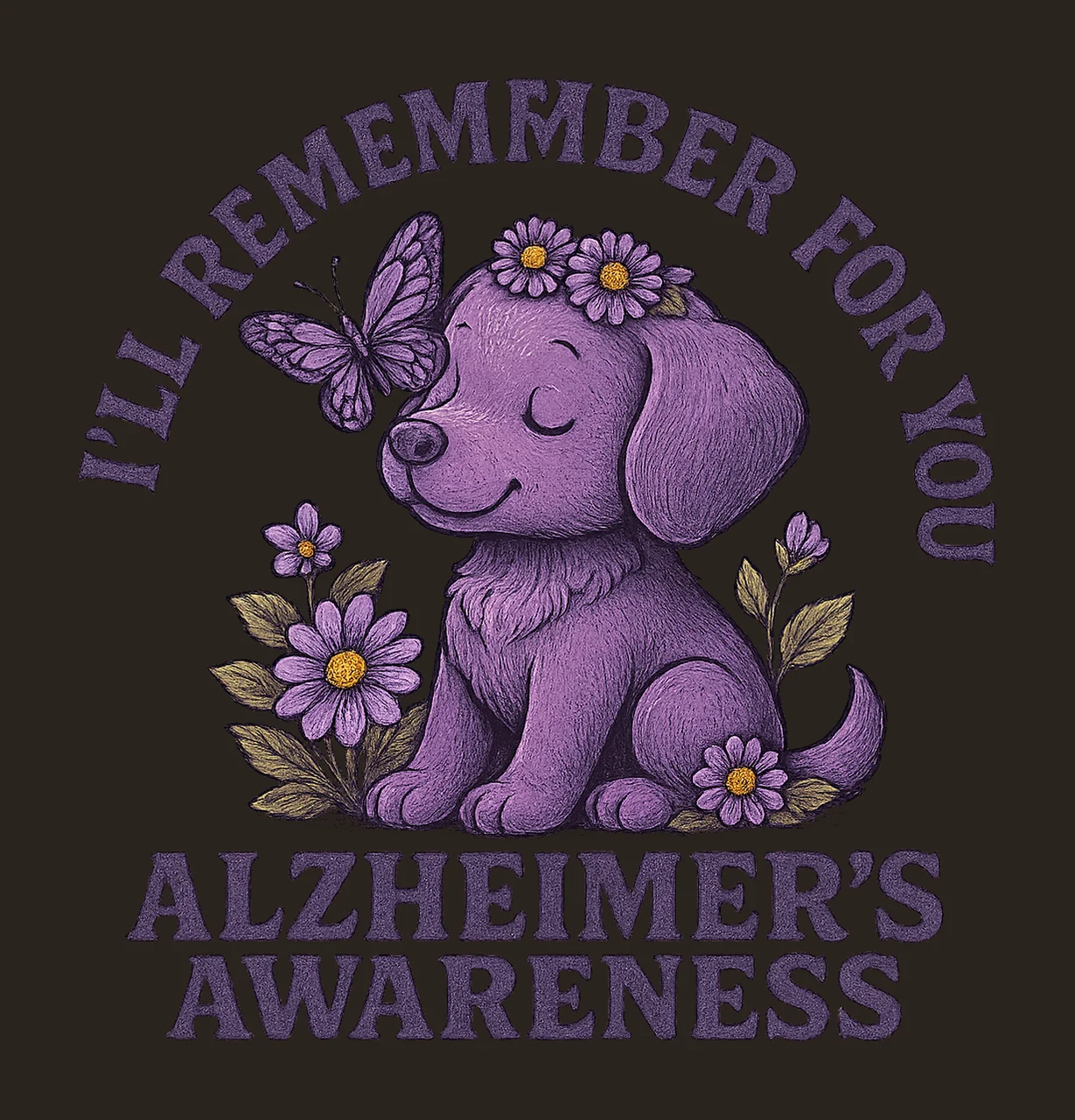 Will Remember for You Memories Matter Alzheimer Awareness contrast preview thumbnail
