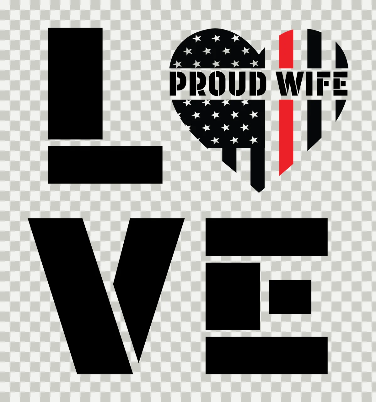 Can Glass Wrap Heart With Flag And Typography transparency and detail preview thumbnail