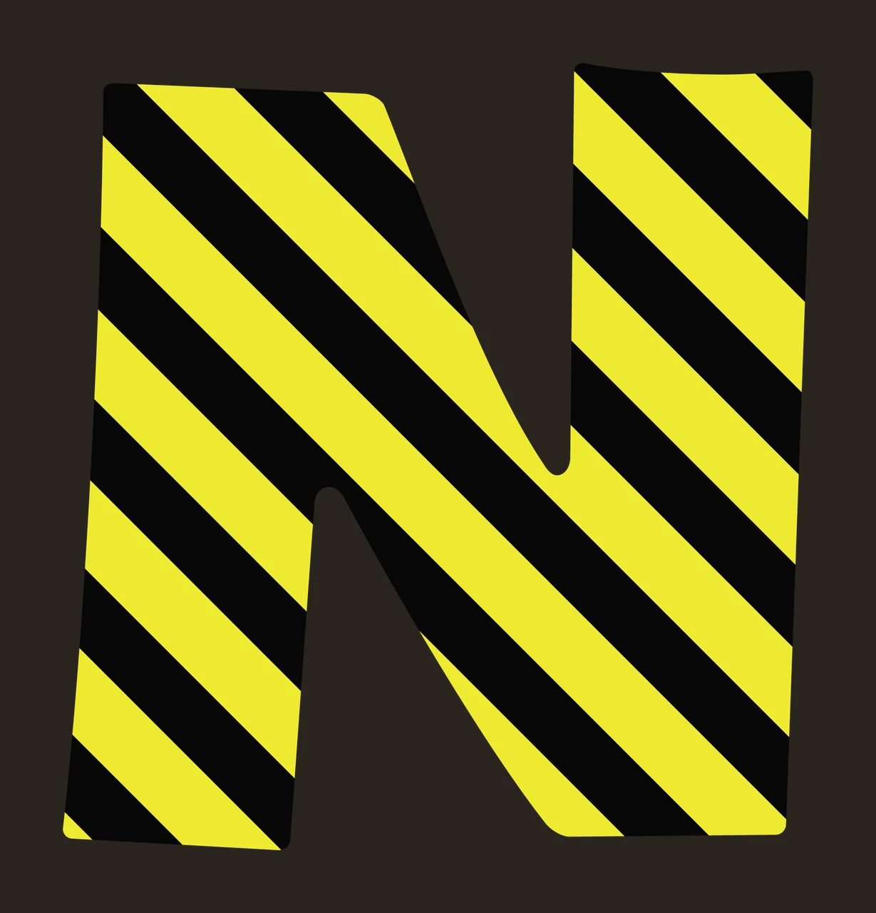 Construction Font Character 04 scalable logo design icon contrast preview thumbnail