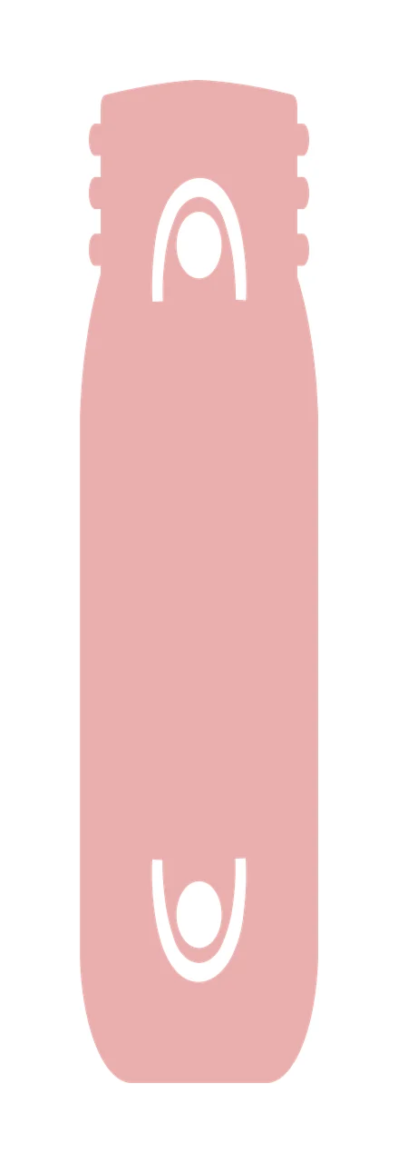Cylindrical Shape With White Symbols cylinder circles arcs