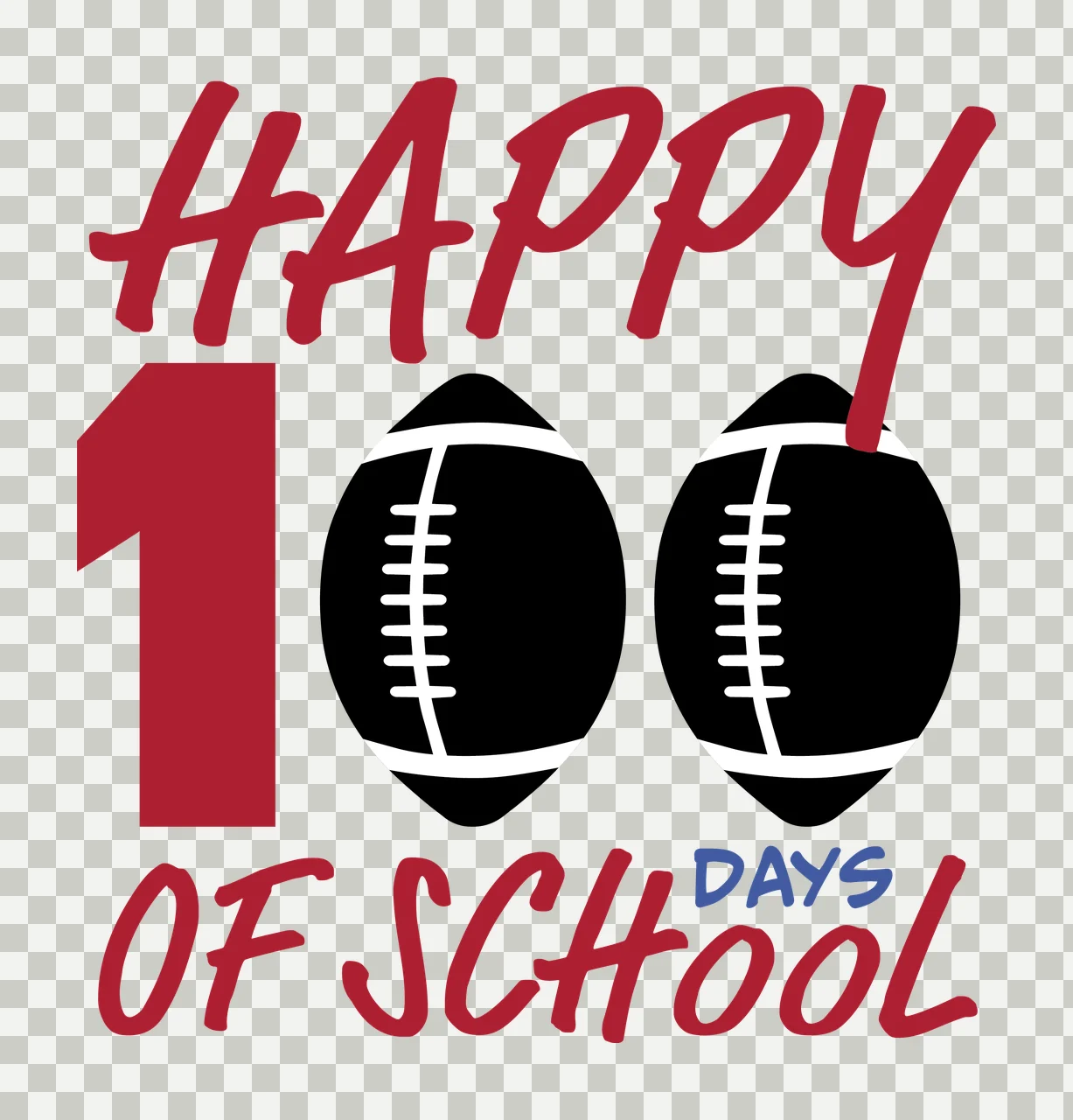 Of School Typography balloons black white celebration numbers transparency and detail preview thumbnail