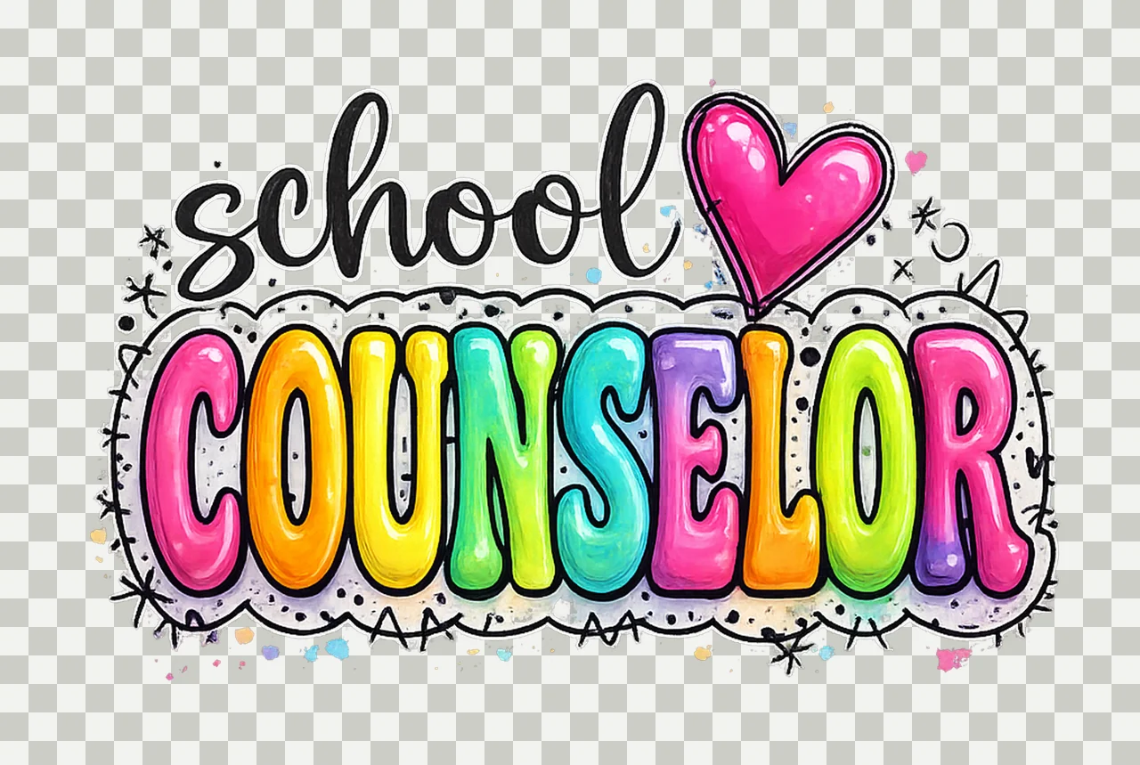 Counselor shirt design Dalmatian dots Retro School Counselor transparency and detail preview thumbnail