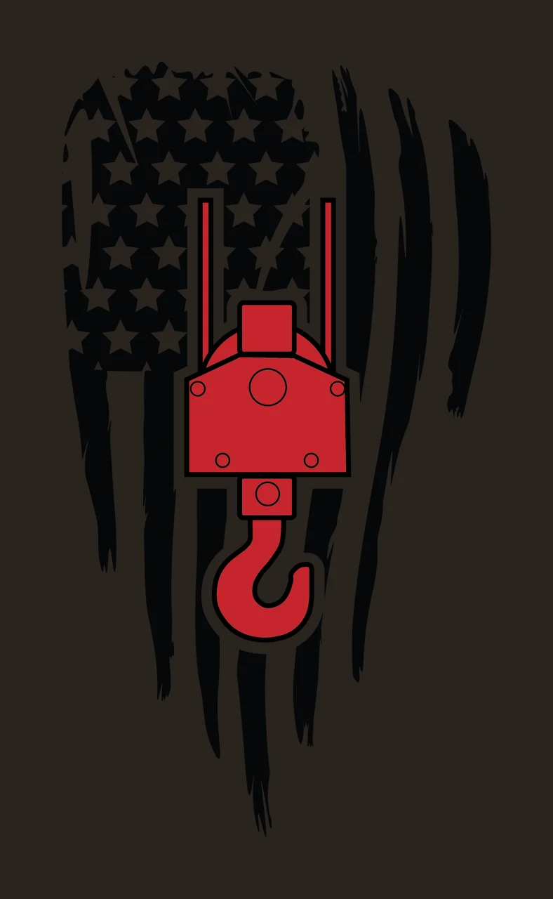 Flag Usa Hook Silhouette Graphic and Combining stars stripes contrast preview thumbnail