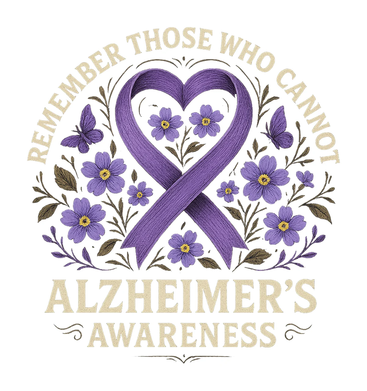Remember For Those That Cannot Alzheimer Awareness Design