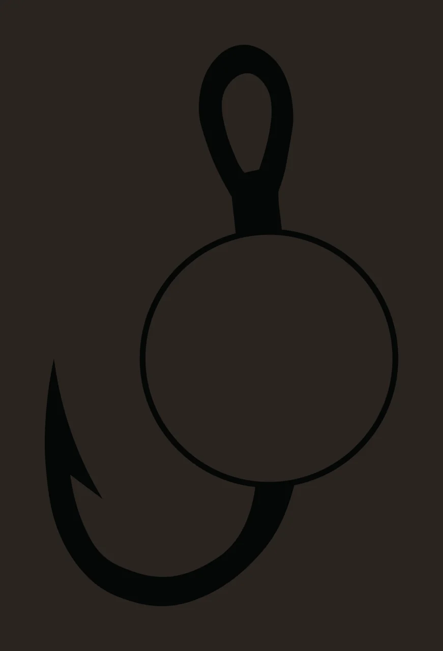 Fishing Hunting Monogram Character 16 fisherman angler bass contrast preview thumbnail