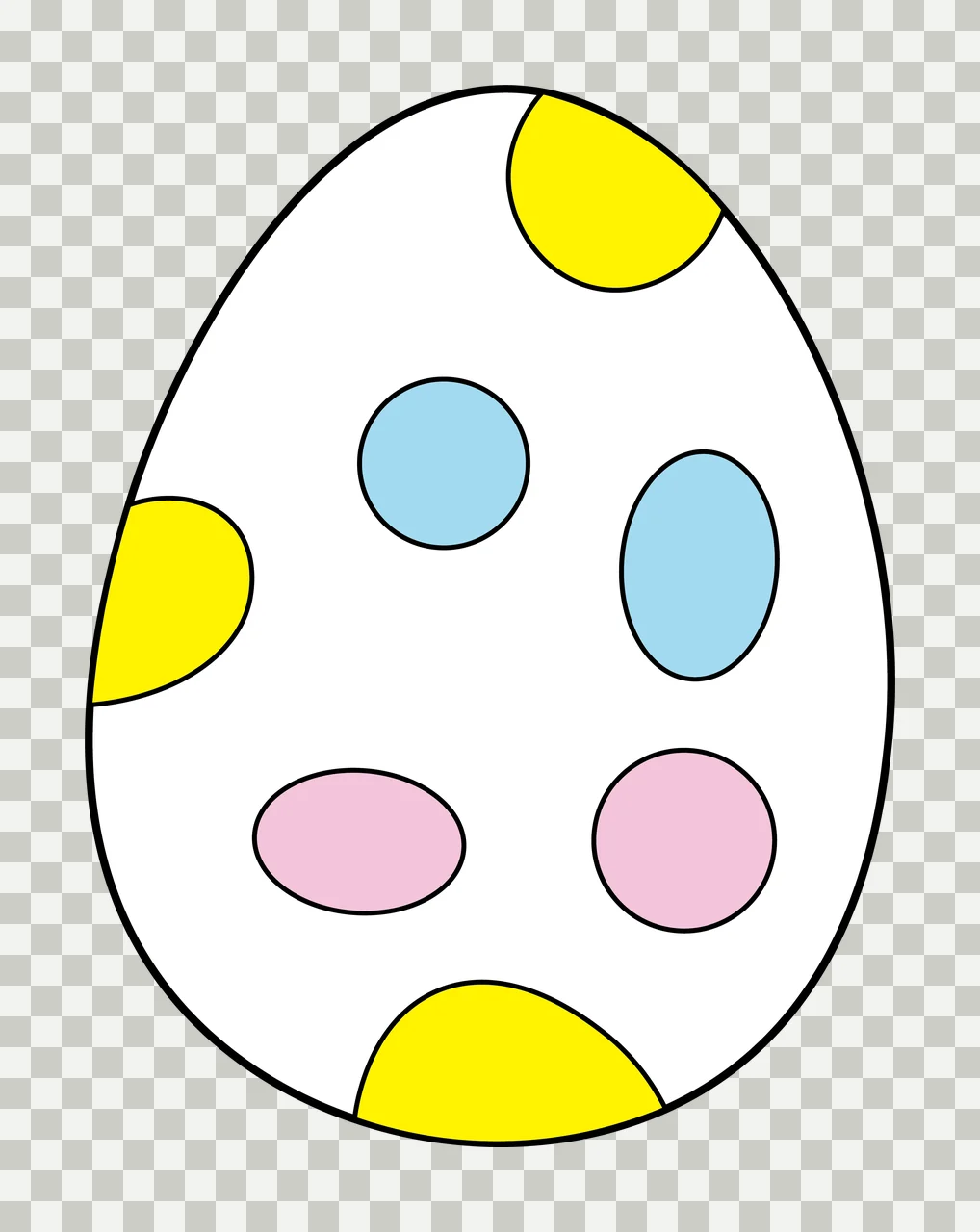 Solid Black Oval Egg Shape On A Plain Standing Minimalist silhouette transparency and detail preview thumbnail