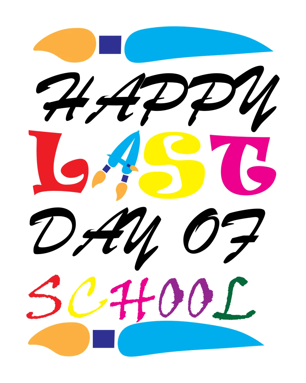 Last School classroom student education back to first day Variation