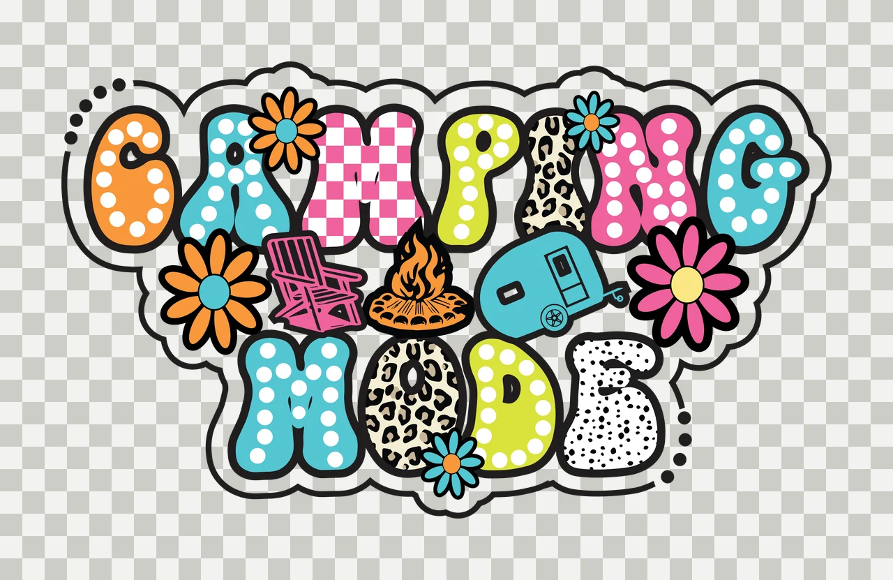 Graping A Modo Typography Art display flower icons bubble font transparency and detail preview thumbnail