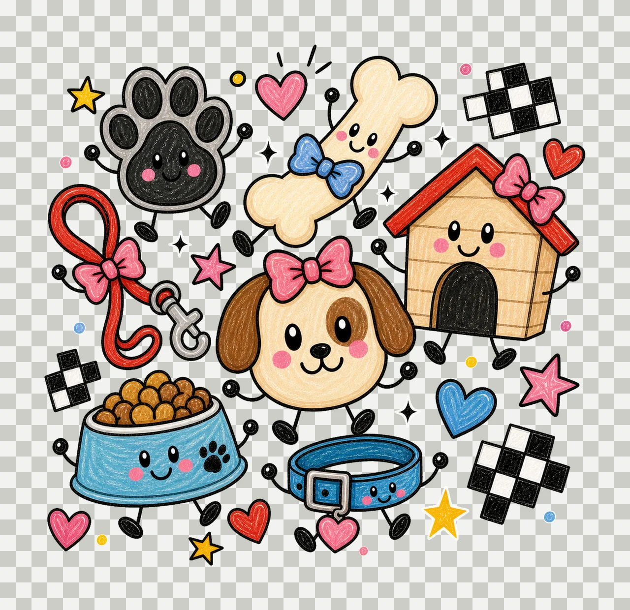 dog lover national dog day 03 retro varsity sublimation transparency and detail preview thumbnail