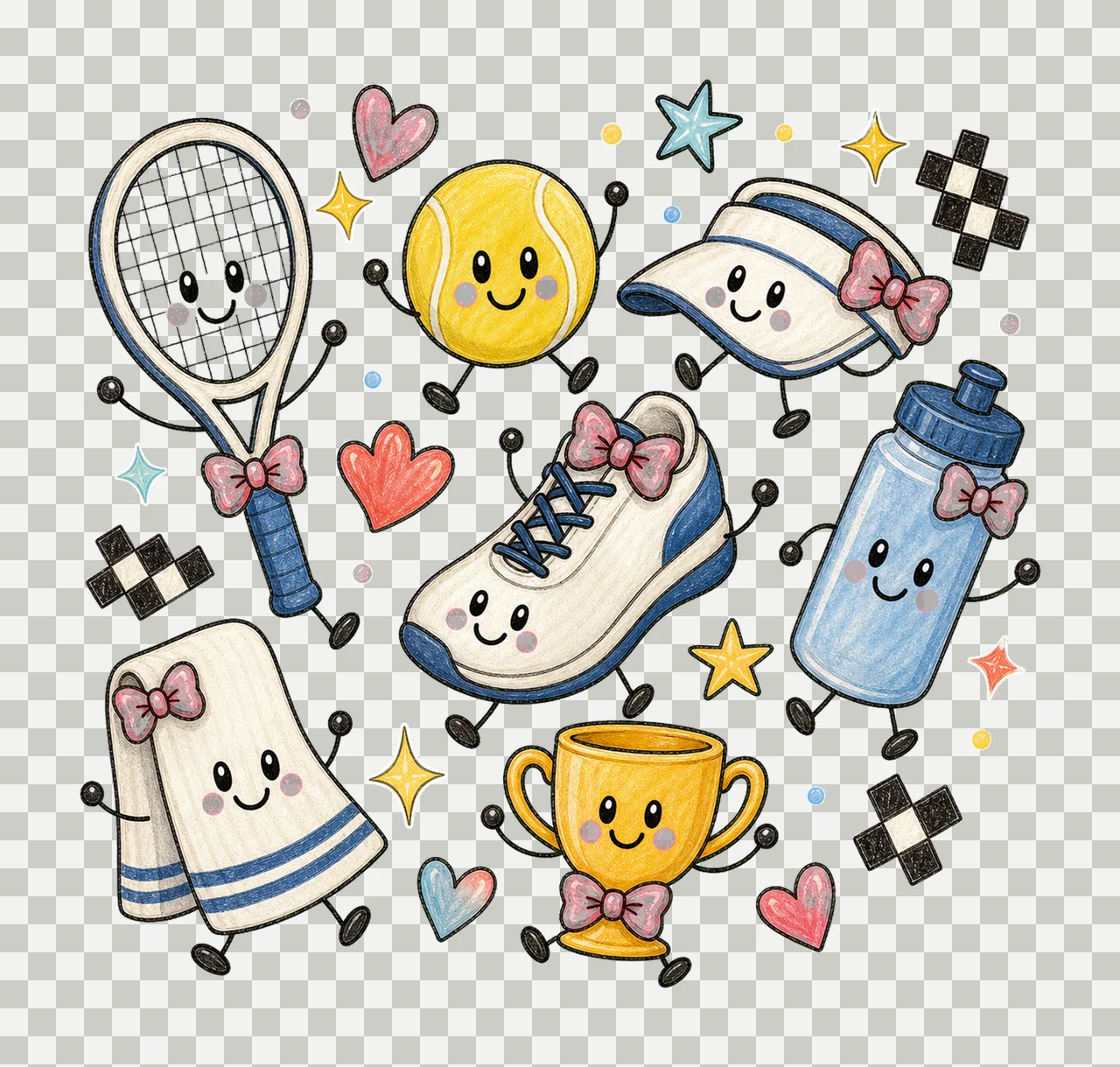 tennis generic 04 cozy crayon sublimation instant shirt transparency and detail preview thumbnail