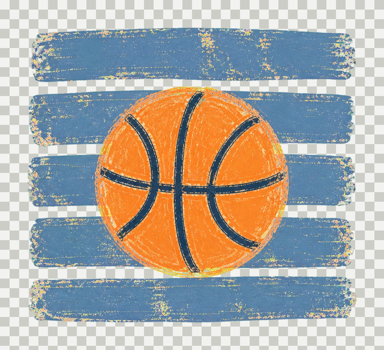 Basketball Stripes Preppy Shirt Design Trendy Variation D transparency and detail preview thumbnail