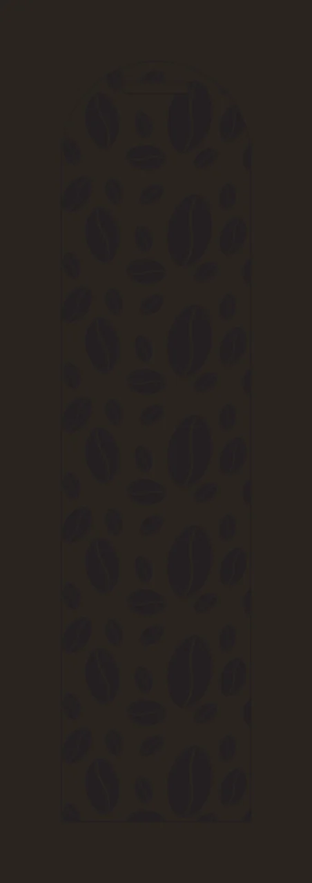 Coffee Bean Pattern On Vertical Card beans scattered black contrast preview thumbnail