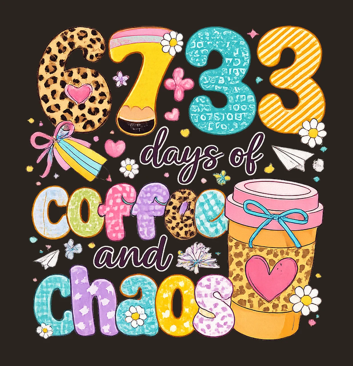 67 33 Days of Coffee and Chaos 100 Days Smarter School contrast preview thumbnail