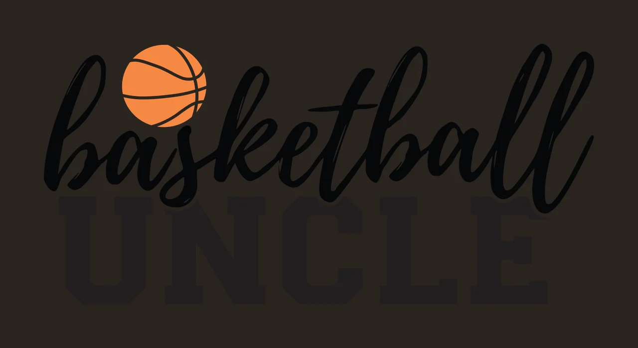 Basketball Uncle Black And White Graphic sport typography 1 6 contrast preview thumbnail