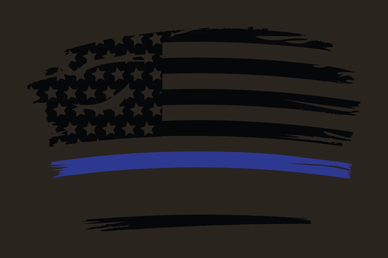 Flag Distressed American Black Silhouette stars stripes Variation contrast preview thumbnail