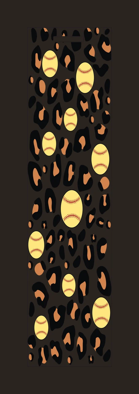Repeating Leopard Print Pattern Texture spots shapes black contrast preview thumbnail