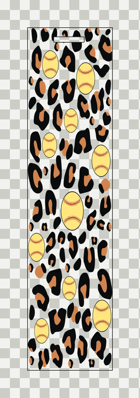 Repeating Leopard Print Pattern Texture spots shapes black transparency and detail preview thumbnail