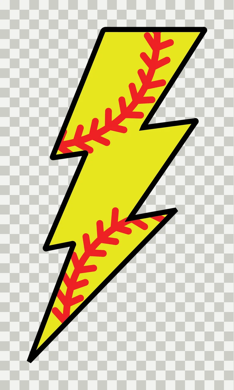 Bolt Black And White Silhouette Of A Single Lightning shape transparency and detail preview thumbnail