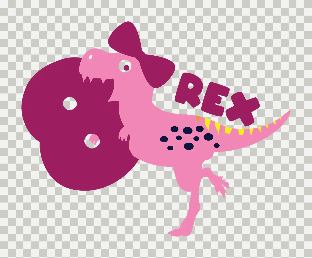 Dinosaur Silhouette With Circle walking black white animal transparency and detail preview thumbnail