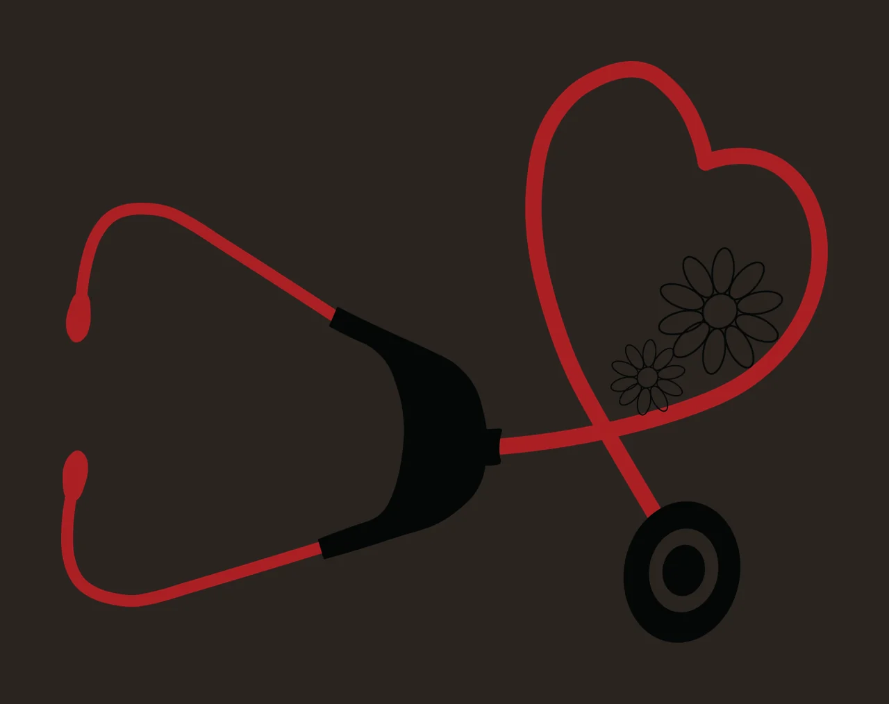 Nurse Monogram Character 05 nursing healthcare medical scrubs contrast preview thumbnail