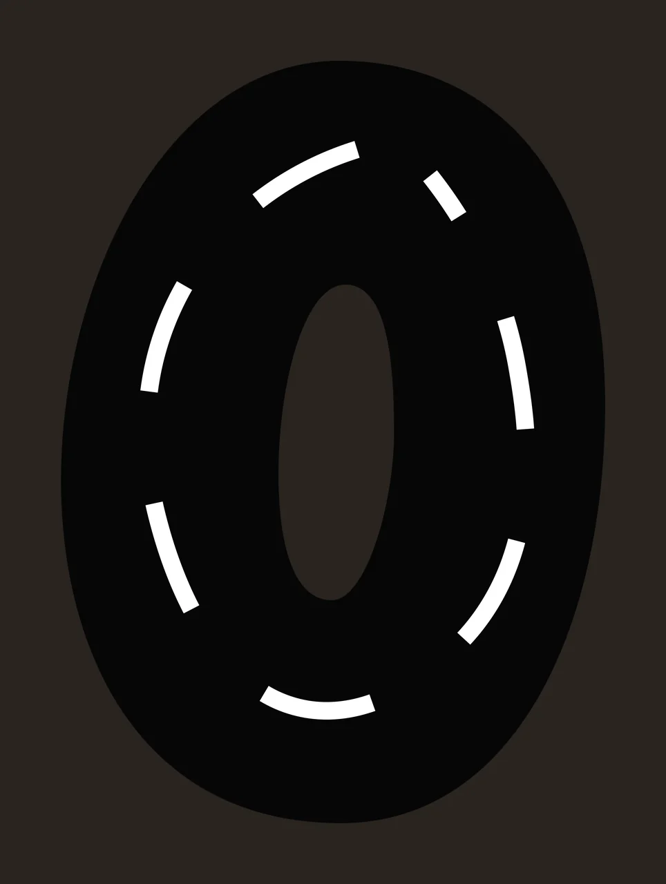 Race Track Font Character 18 racing checkered flag speedway contrast preview thumbnail