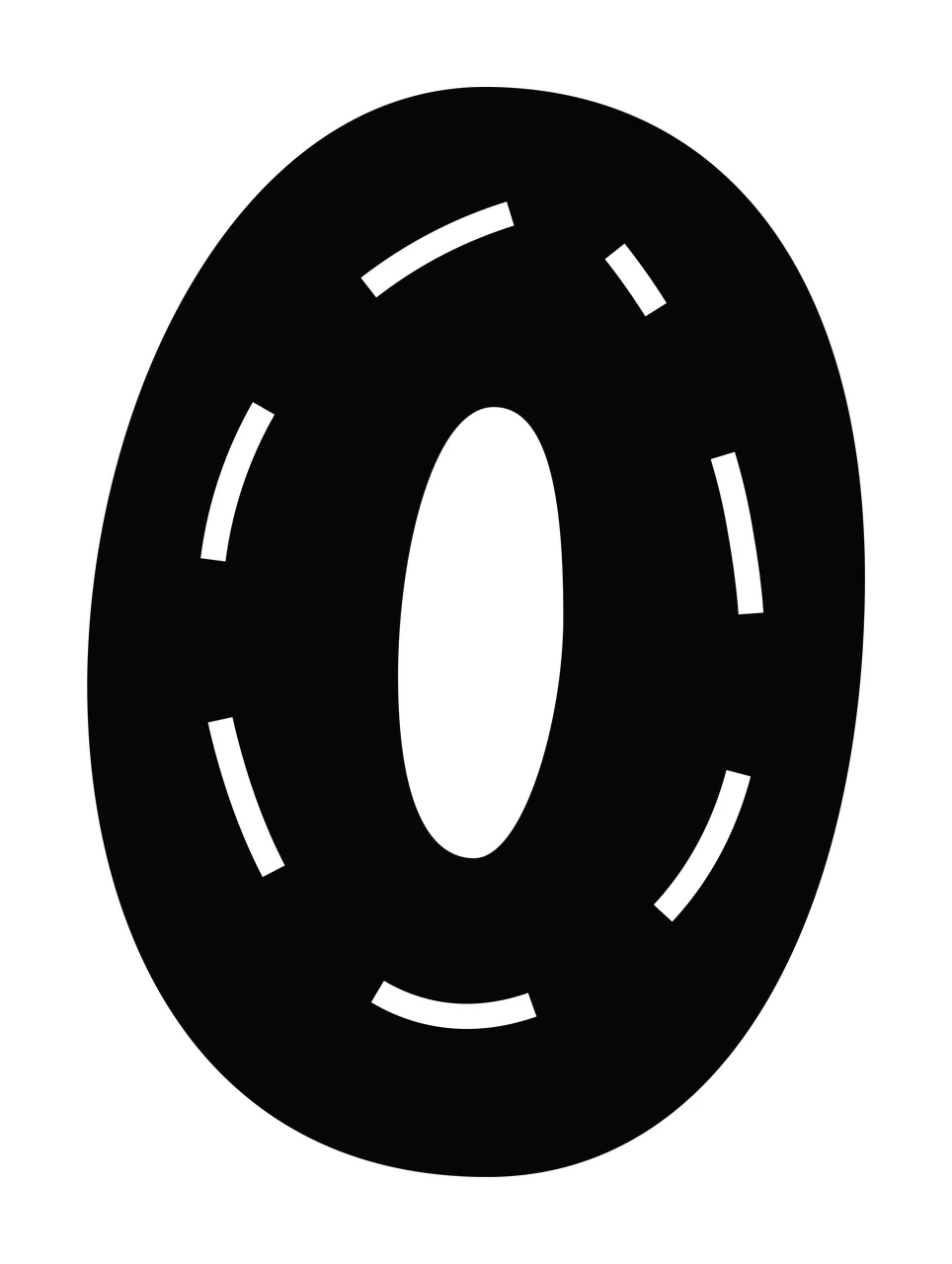 Race Track Font Character 18 racing checkered flag speedway