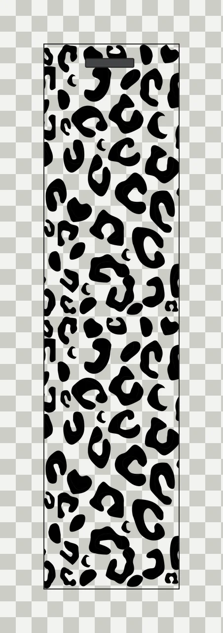 Leopard Print Spot Pattern spots black white monochrome texture transparency and detail preview thumbnail