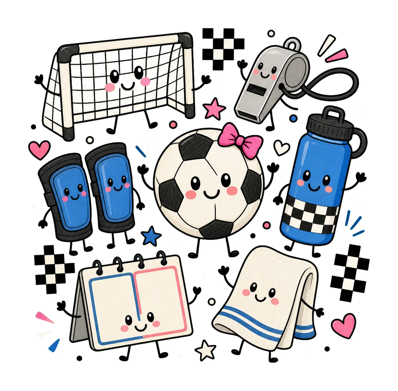 soccer game day 02 preppy checker sublimation instant shirt