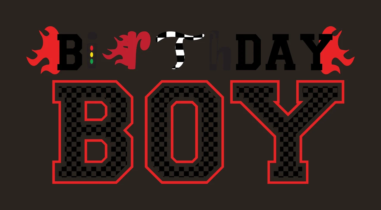 Boy With Patterns celebrating checkered pattern black plain contrast preview thumbnail