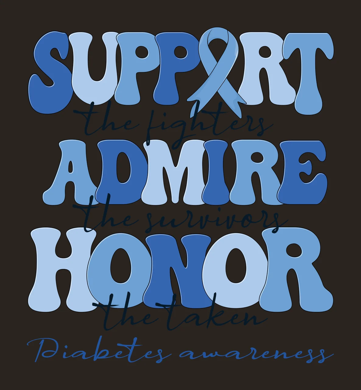 Support Admire Honor scalable logo design icon contrast preview thumbnail