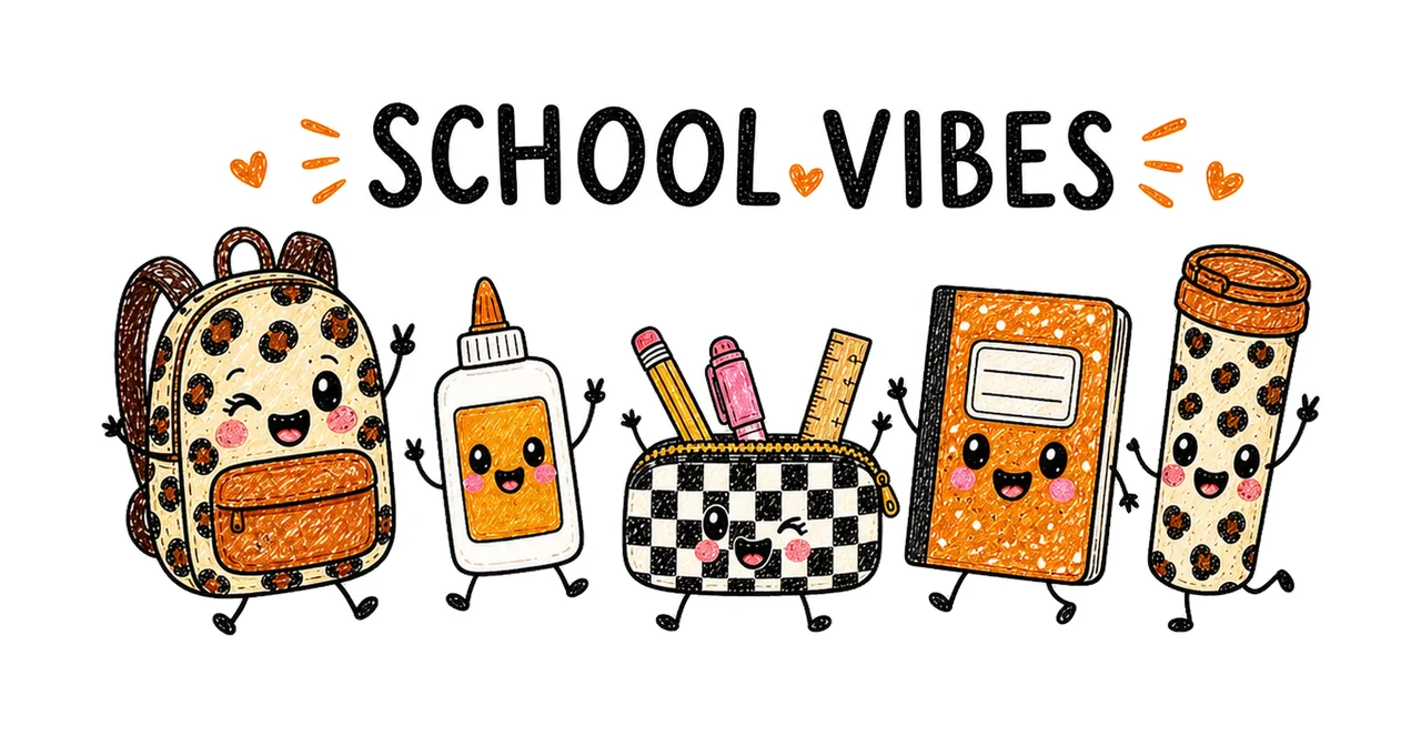 School Doodle Teacher Life Be Kind Teacher Variation C