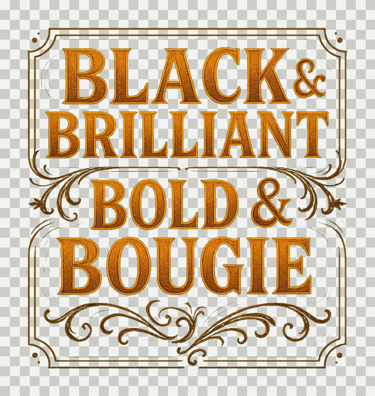 Educated Motivated Melanated Black History Month Design transparency and detail preview thumbnail
