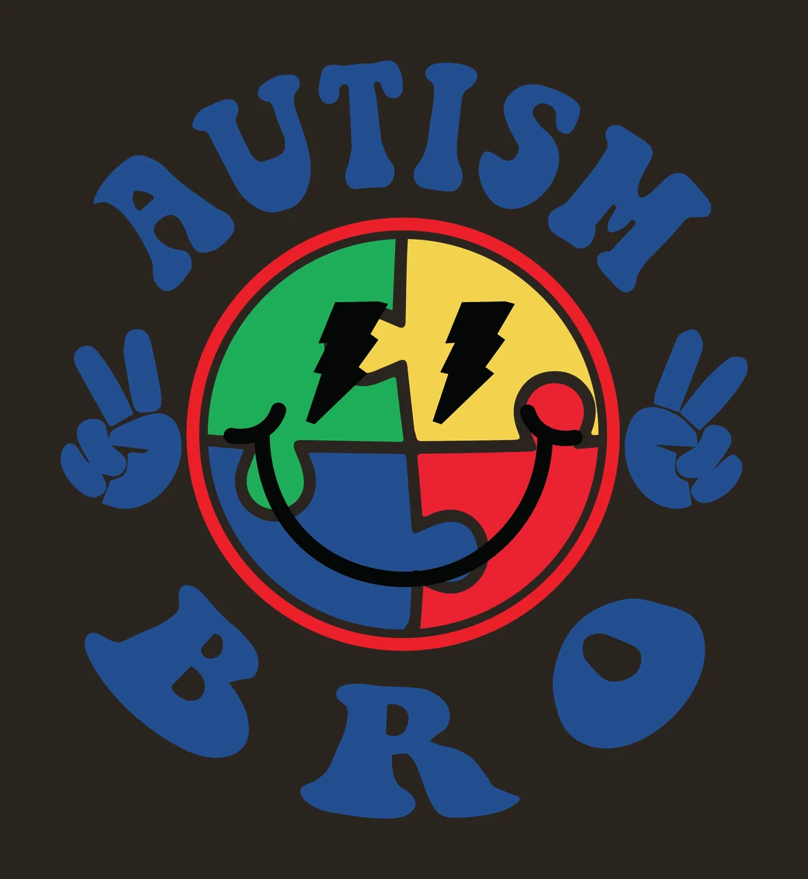 Puzzle Piece Logo forming circle hand gestures graphic black contrast preview thumbnail