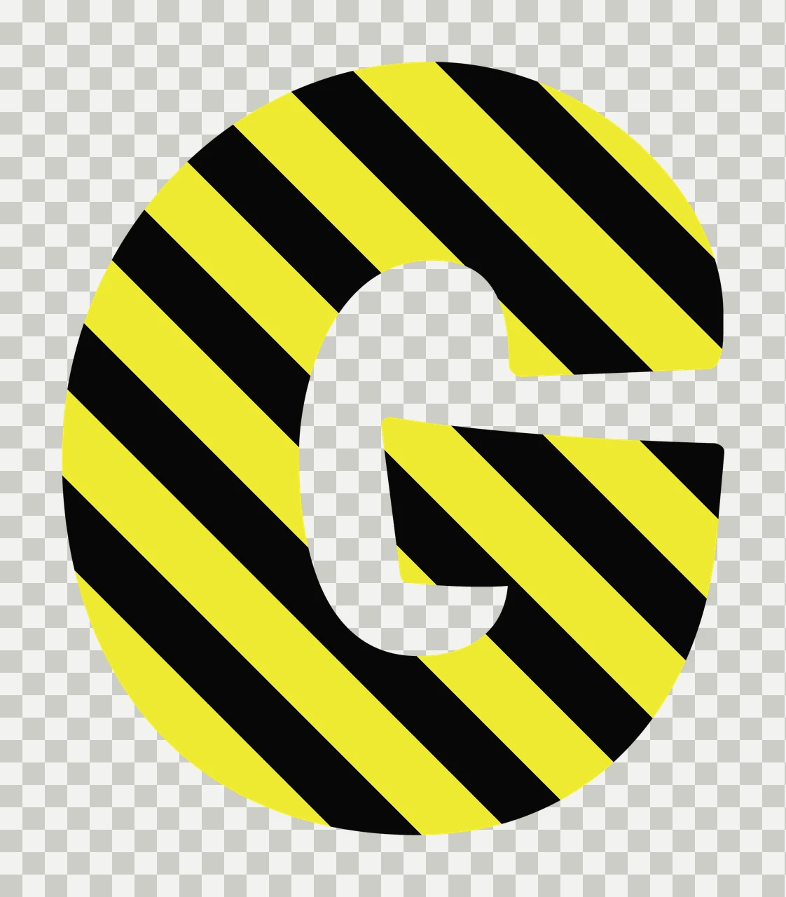 Construction Font Character 31 scalable logo design icon transparency and detail preview thumbnail