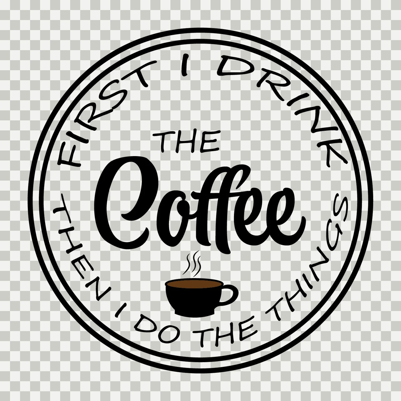 Can Glass Wrap Coffee Text typography cup circle minimalist transparency and detail preview thumbnail