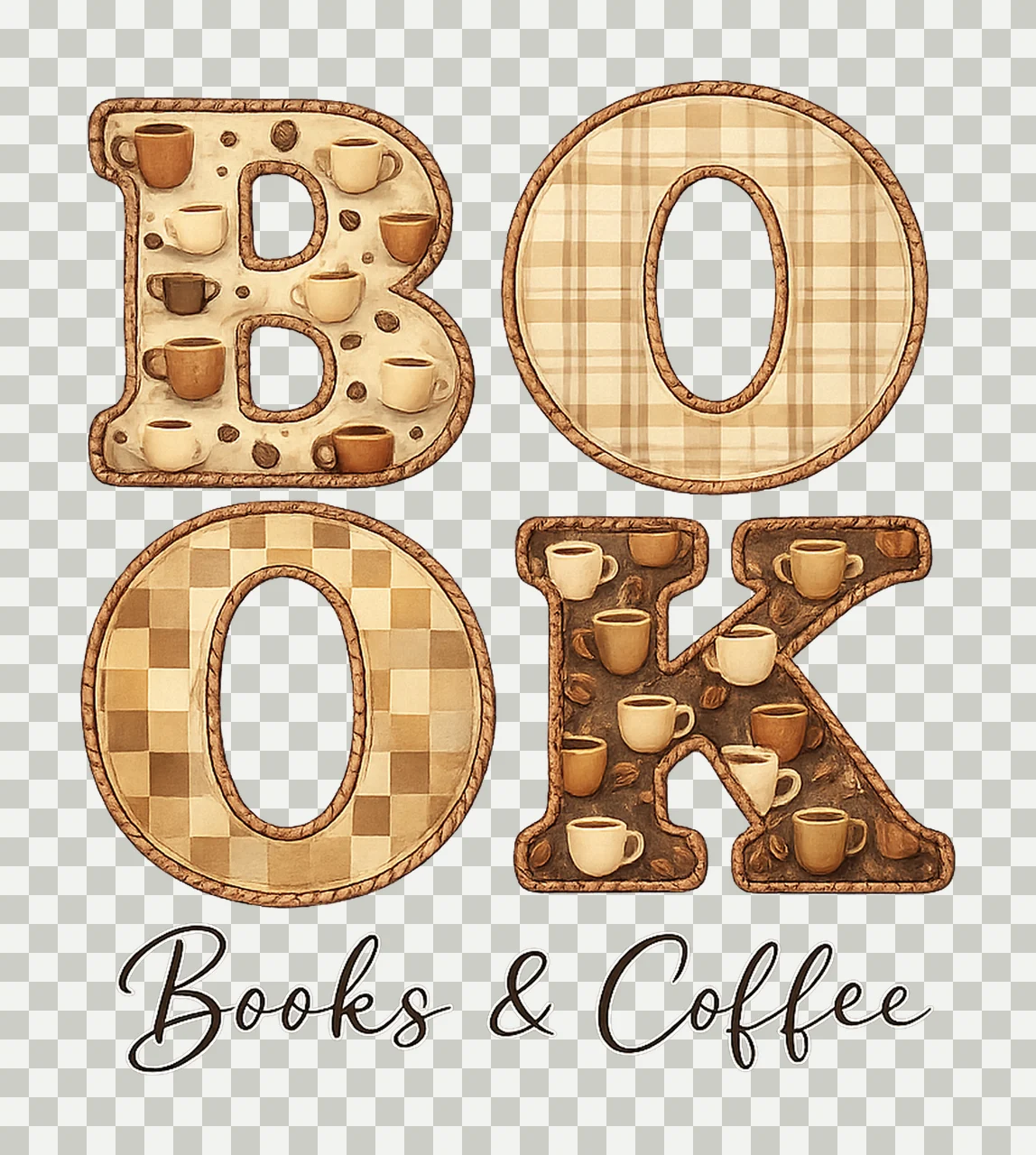 Books And Coffee Reading Lover Gift Bookworm Sublimation transparency and detail preview thumbnail