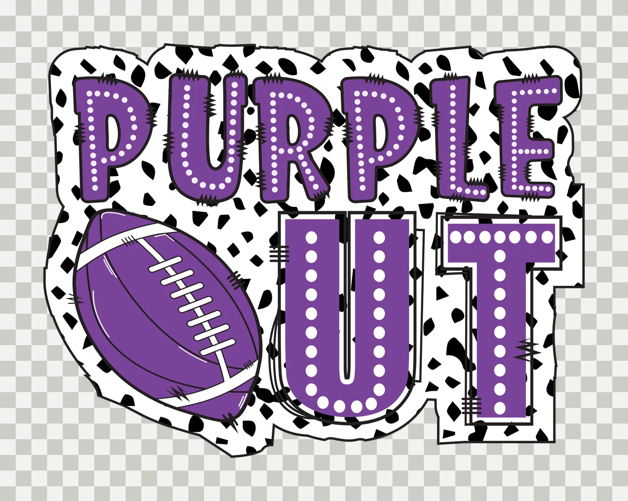 Black Silhouette Text With Dotted Texture dots typography shape transparency and detail preview thumbnail