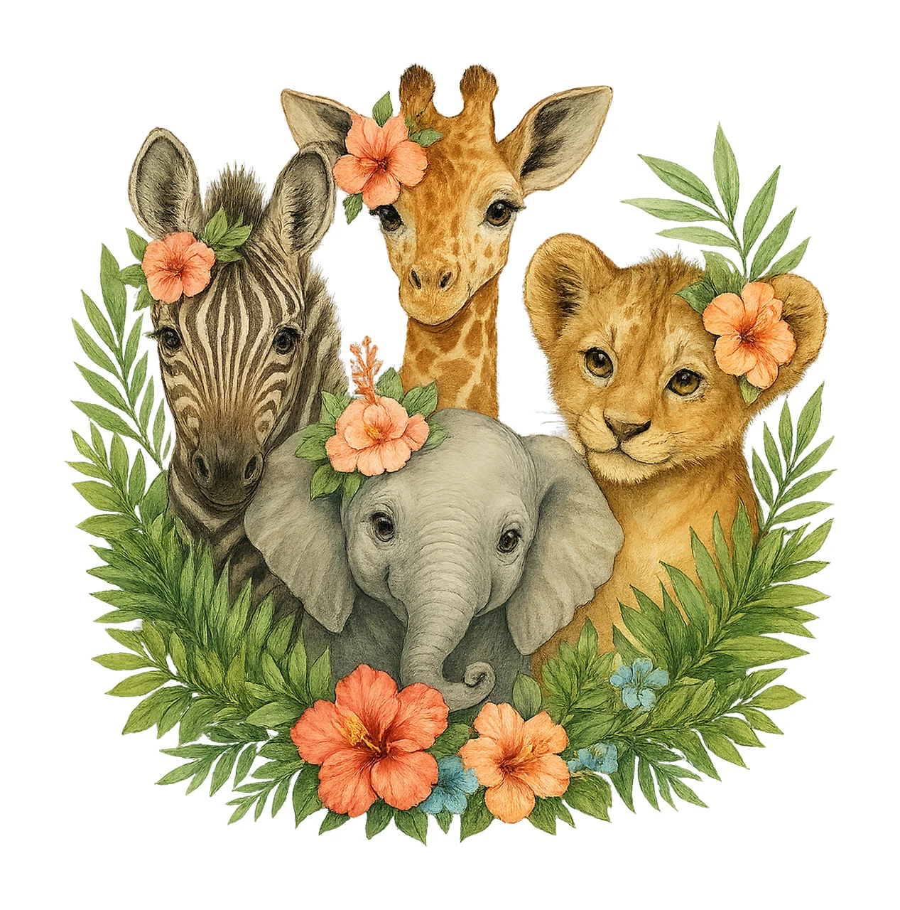 Safari animals Jungle animals Artwork Wild animals