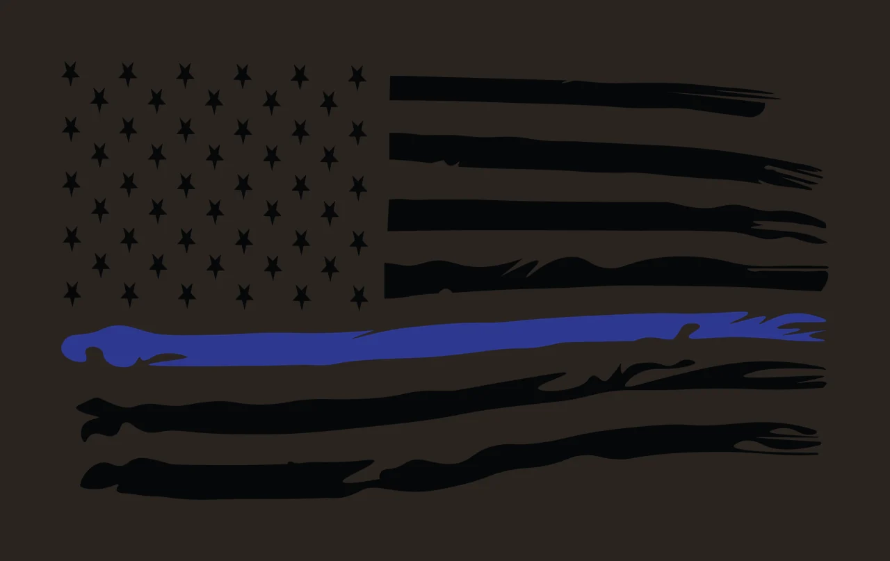 Flag Stars Of Flag Stars American With Distressed stripes brush contrast preview thumbnail
