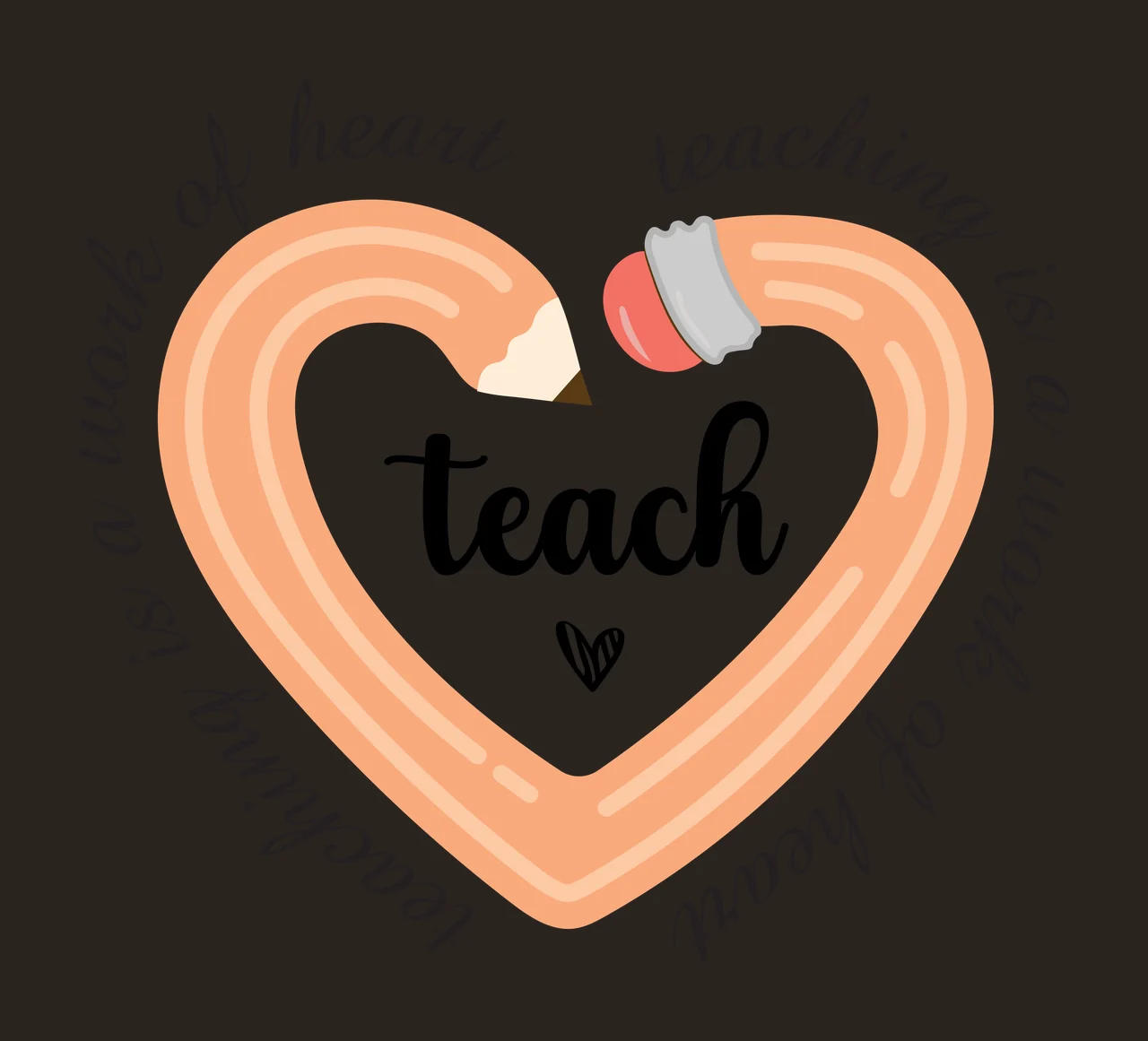 Teacher Illustration teaching educator classroom school gift contrast preview thumbnail
