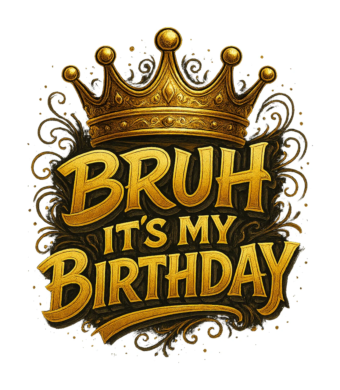 Bruh Its My Birthday Celebration Design Birthday Shirt