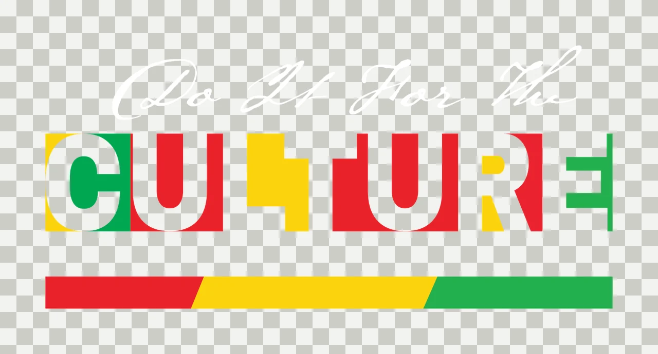 Do It For The Culture Typography line typographic illustration transparency and detail preview thumbnail