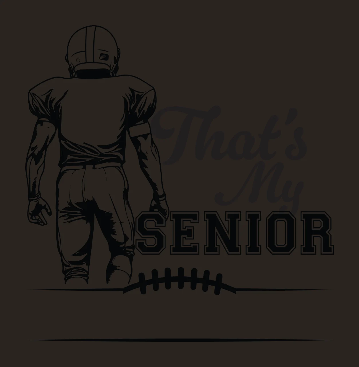 Football Player Art standing helmet lines line drawing black contrast preview thumbnail