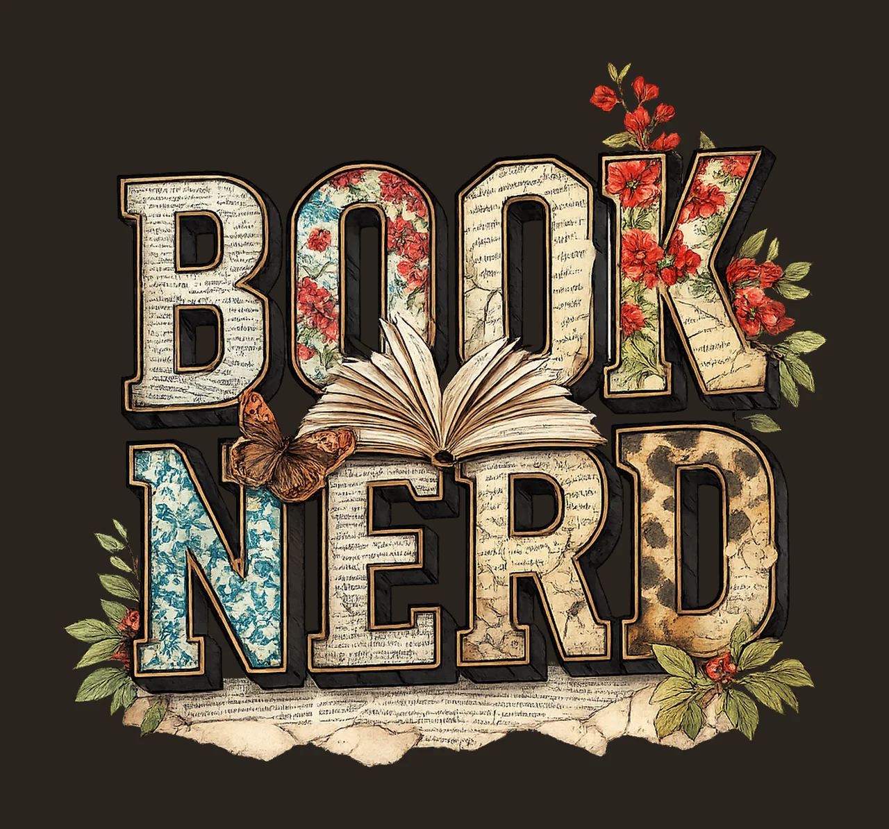 Book Nerd Retro Bookish Trendy Design Book Lover Sublimation contrast preview thumbnail