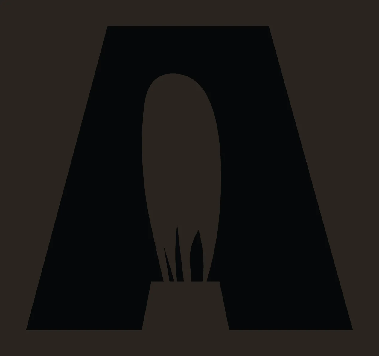 Space Rocket Launch Negative Letter contrast preview thumbnail