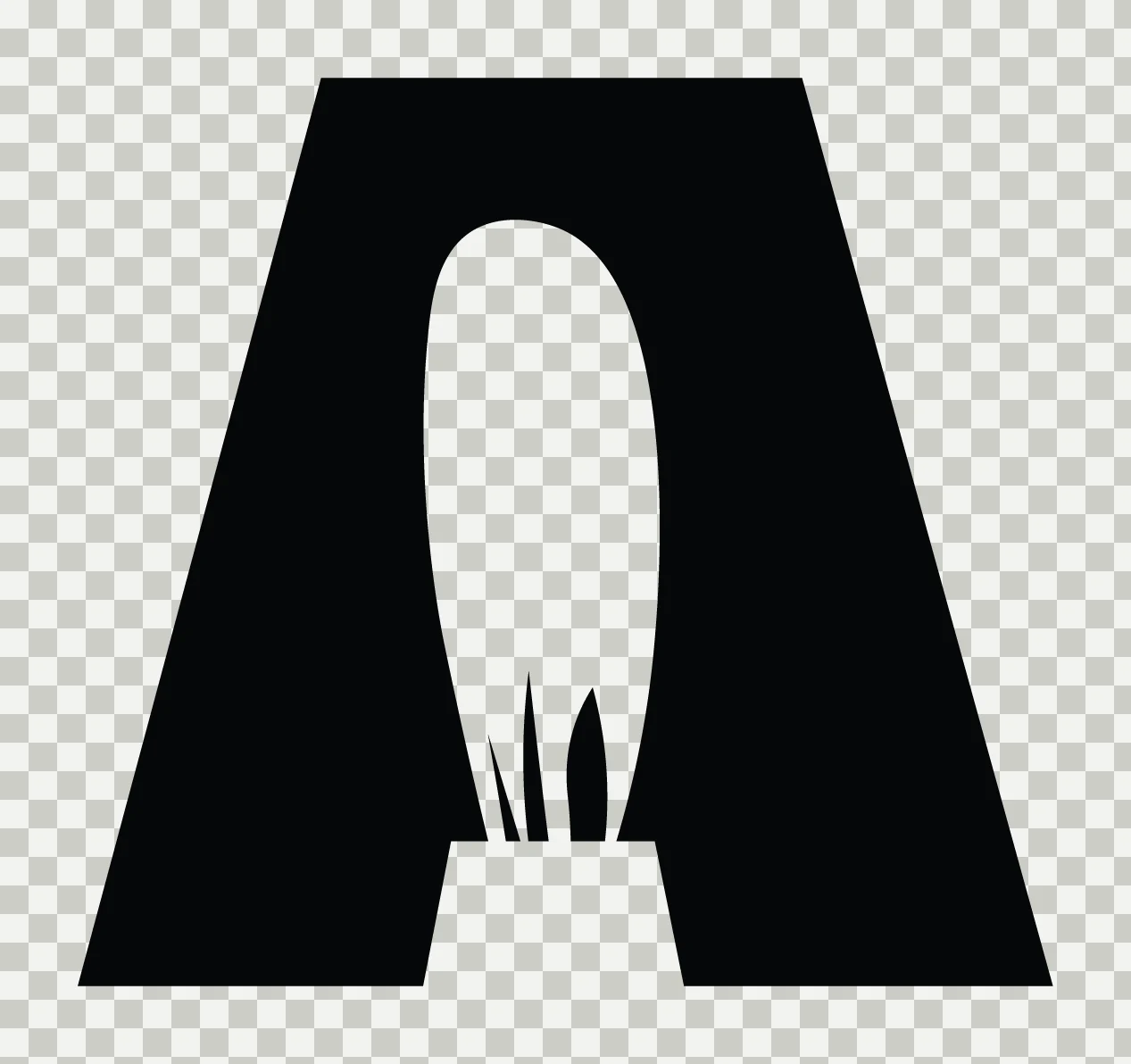 Space Rocket Launch Negative Letter transparency and detail preview thumbnail