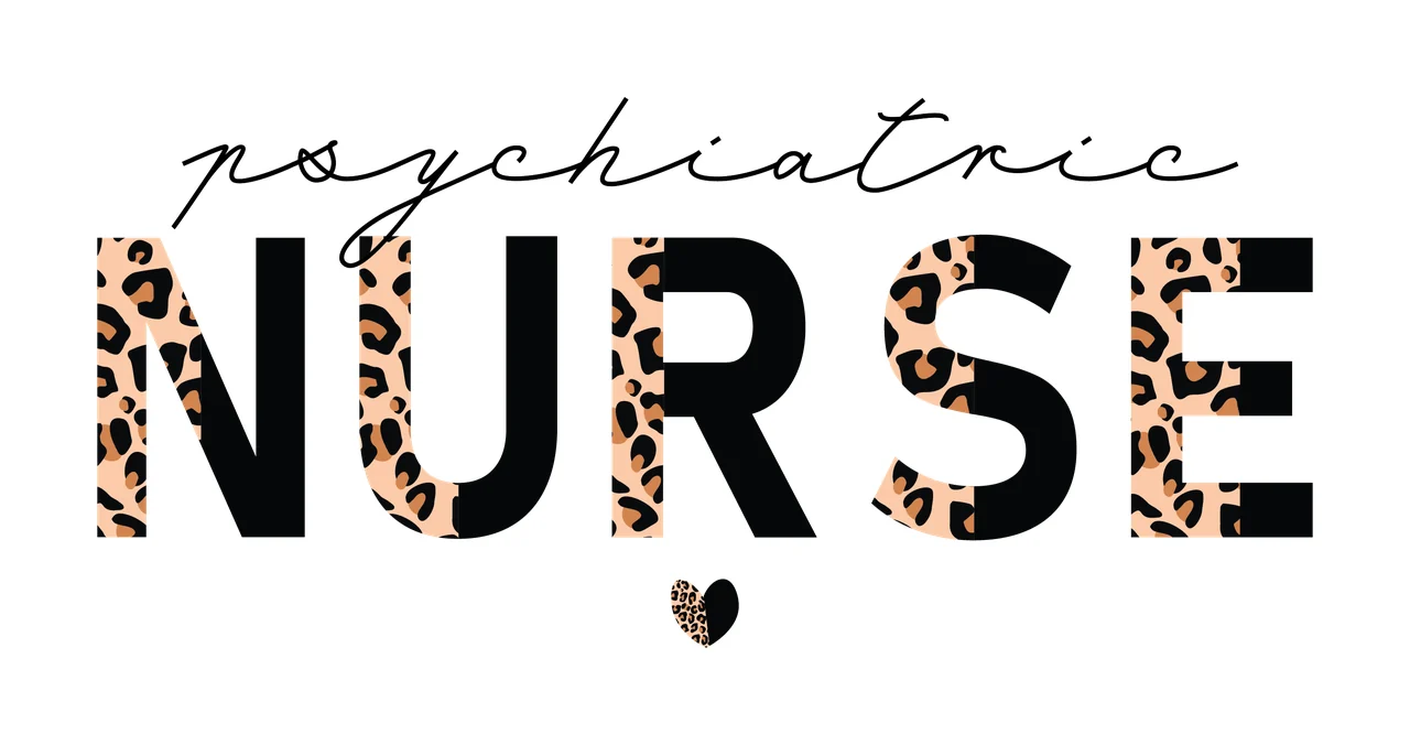 Psychiatric Nurse Serif Font With Heart display typographic